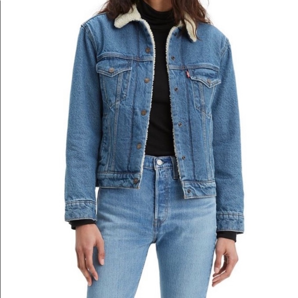 Levi Jean Sherpa jacket